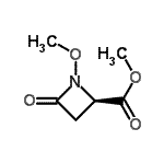 CAS 登录号：108550-47-6， 甲基(2R)-1-甲氧基-4-氧代-2-吖丁啶羧酸酯