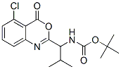 CAS#: 108562-43-2, Tert-Butyl N-[(1S)-1-(5-Chloro-4-Oxo-3,1-Benzoxazin-2-Yl)-2-Methylpropyl]Carbamate