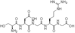 CAS # 108608-63-5, L-丝氨酰-L-alpha-天冬氨酰甘氨酰-L-精氨酰甘氨酸