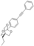 CAS#: 108613-93-0, 4-[4-(2-Phenylethynyl)Phenyl]-1-Propyl-3,5,8-Trioxabicyclo[2.2.2]Octane