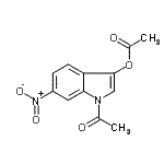CAS#: 108669-74-5, 1-Acetyl-6-Nitro-1H-Indol-3-Yl Acetate