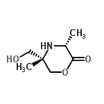 CAS#: 108713-79-7, (3R,5S)-5-(Hydroxymethyl)-3,5-Dimethyl-2-Morpholinone