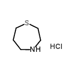 CAS#: 108724-14-7, 1,4-Thiazepane Hydrochloride (1:1)