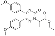 CAS#: 108734-80-1, Ethyl 2-[5,6-Bis(4-Methoxyphenyl)-3-Oxo-1,2,4-Triazin-2-Yl]Propanoate
