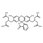 CAS#: 108750-13-6, 2,2',2'',2'''-[(3',6'-Dihydroxy-3-Oxo-3H-Spiro[2-Benzofuran-1,9'-Xanthene]-2',7'-Diyl)Bis(Methylenenitrilo)]Tetraacetic Acid