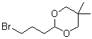 CAS 登录号：108808-09-9， 2-(3-溴丙基)-5,5-二甲基-1,3-二恶烷