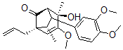 CAS#: 108864-50-2, (1S,4R,5R,7S)-6-(3,4-Dimethoxyphenyl)-4-Hydroxy-3-Methoxy-4,7-Dimethyl-1-Prop-2-Enylbicyclo[3.2.1]Oct-2-En-8-One