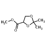 CAS 登录号：108865-84-5， 甲基2,2-二甲基-1,3-二氧戊环-4-羧酸酯