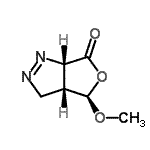CAS#: 108943-26-6, (3aR,4R,6aS)-4-Methoxy-3,3A,4,6A-Tetrahydro-6H-Furo[3,4-c]Pyrazol-6-One