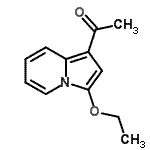 CAS 登录号：109017-90-5， 1-(3-乙氧基-1-吲哚嗪基)乙酮