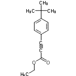 CAS 登录号：109034-26-6， 乙基3-[4-(2-甲基-2-丙基)苯基]-2-丙炔酸酯
