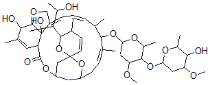 CAS 登录号：109084-58-4， 27-羟基阿维菌素
