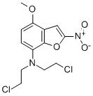 CAS#: 109143-18-2, 7-(Bis(2-Chloroethyl)Amino)-4-Methoxy-2-Nitrobenzofuran