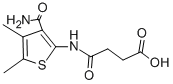 CAS#: 109164-38-7, 4-[(3-Carbamoyl-4,5-Dimethylthiophen-2-Yl)Amino]-4-Oxobutanoic acid