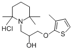 CAS#: 109171-60-0, 1-(3-Methylthiophen-2-Yl)Oxy-3-(2,2,6,6-Tetramethylpiperidin-1-Yl)Propan-2-Ol Hydrochloride