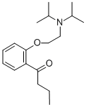 CAS#: 1092-46-2, 1-[2-[2-(Di(Propan-2-Yl)Amino)Ethoxy]Phenyl]Butan-1-One