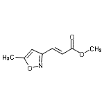 CAS 登录号：109203-36-3， 甲基(2E)-3-(5-甲基-1,2-恶唑-3-基)丙烯酸酯