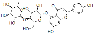 CAS#: 109232-76-0, 5-[(2S,3R,4R,5S,6R)-3,4-Dihydroxy-6-(Hydroxymethyl)-5-[(2S,3R,4R,5R,6S)-3,4,5-Trihydroxy-6-Methyloxan-2-Yl]Oxyoxan-2-Yl]Oxy-7-Hydroxy-2-(4-Hydroxyphenyl)Chromen-4-One