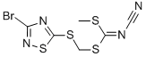 CAS#: 109305-67-1, Cyano-Carbonimidodithioicacid [(3-Bromo-1,2,4-Thiadiazol-5-Yl)Thio]Methyl Methyl Ester