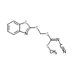CAS#: 109348-92-7, (1,3-Benzothiazol-2-Ylsulfanyl)Methyl Methyl Cyanocarbonodithioimidate