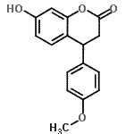 CAS 登录号：109386-28-9， 7-羟基-4-(4-甲氧基苯基)-2-色满酮