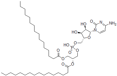 CAS#: 109430-98-0, [(2R)-3-[[(2R,3S,4R,5R)-5-(4-Amino-2-Oxopyrimidin-1-Yl)-3,4-Dihydroxyoxolan-2-Yl]Methoxy-Hydroxyphosphoryl]Oxy-2-Hexadecanoyloxypropyl] Hexadecanoate