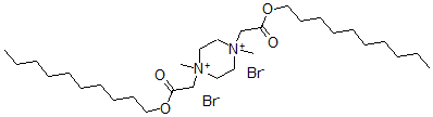 CAS#: 109460-91-5, Decyl 2-[4-(2-Decoxy-2-Oxoethyl)-1,4-Dimethylpiperazine-1,4-Diium-1-Yl]Acetate Dibromide