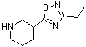 CAS#: 109461-44-1, 3-(3-Ethyl-1,2,4-Oxadiazol-5-Yl)Piperidine
