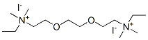 CAS 登录号：109495-27-4， 乙基-[2-[2-[2-(乙基-二甲基铵基)乙氧基]乙氧基]乙基]-二甲基铵二碘化物