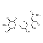 CAS 登录号：109582-58-3， 2-乙酰氨基-2-脱氧-6-O-(6-脱氧-L-吡喃半乳糖基)-L-艾杜糖