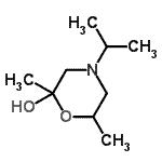 CAS#: 109605-05-2, 4-Isopropyl-2,6-Dimethyl-2-Morpholinol