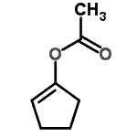 CAS 登录号：109667-02-9， 1-环戊烯-1-基乙酸酯