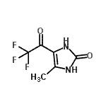 CAS 登录号：109777-66-4， 4-甲基-5-(三氟乙酰基)-1,3-二氢-2H-咪唑-2-酮