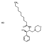 CAS#: 109836-82-0, N-[(1R,2R)-1-Hydroxy-3-(4-Morpholinyl)-1-Phenyl-2-Propanyl]Decanamide Hydrochloride (1:1)