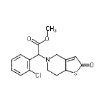 CAS#: 109904-27-0, Methyl (2-Chlorophenyl)(2-Oxo-2,6,7,7alpha-Tetrahydrothieno[3,2-c]Pyridin-5(4H)-Yl)Acetate