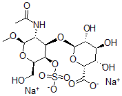 CAS#: 109914-81-0, Disodium (2R,3S,4S,5R,6R)-6-[(2R,3R,4R,5R,6R)-5-Acetamido-2-(Hydroxymethyl)-6-Methoxy-3-Sulfonatooxyoxan-4-Yl]Oxy-3,4,5-Trihydroxyoxane-2-Carboxylate