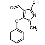 CAS#: 109925-10-2, 1,3-Dimethyl-5-Phenoxy-1H-Pyrazole-4-Carbaldehyde