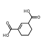 CAS 登录号：109940-58-1， 1-环己烯-1,3-二甲酸