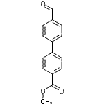 CAS 登录号：109963-61-3， 甲基4'-甲酰基-4-联苯羧酸酯