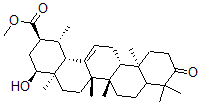 CAS#: 109974-21-2, 3-Oxo-22-hydroxyurs-12-en-30-oic acid methyl ester