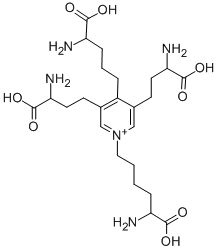 CAS 登录号：11003-57-9， 2-氨基-6-[4-(4-氨基-4-羧基-丁基)-3,5-二(3-氨基-3-羧基-丙基)吡啶-1-基]己酸