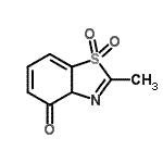 CAS#: 110032-67-2, 2-Methyl-1,3-Benzothiazol-4(3aH)-One 1,1-Dioxide