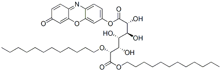 CAS 登录号：110033-82-4， 戊烷二酸 1-[2,3-二(十二烷氧基)丙基]5-(3-氧代-3H-吩恶嗪-7-基)酯