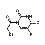 CAS 登录号：110073-43-3， 1-(氯乙酰基)-5-氟-2,4(1H,3H)-嘧啶二酮