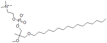 CAS#: 110090-00-1, (3-Hexadecoxy-2-Methoxy-2-Methylpropyl) 2-Trimethylazaniumylethyl Phosphate
