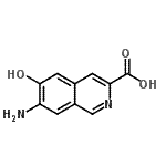 CAS#: 110121-33-0, 7-Amino-6-Hydroxy-3-Isoquinolinecarboxylic Acid