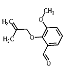 CAS#: 110124-13-5, 3-Methoxy-2-[(2-Methyl-2-Propen-1-Yl)Oxy]Benzaldehyde