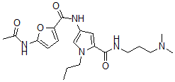 CAS#: 110124-49-7, 4-[(5-Acetamidofuran-2-Carbonyl)Amino]-N-(3-Dimethylaminopropyl)-1-Propylpyrrole-2-Carboxamide