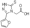 CAS#: 110167-66-3, [3-(2-Furyl)-5-Thioxo-1,5-Dihydro-4H-1,2,4-Triazol-4-Yl]Acetic Acid