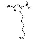 CAS#: 110253-49-1, 4-Amino-1-Hexyl-1H-Pyrrole-2-Carboxylic Acid